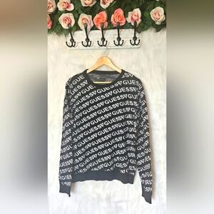 Guess Vintage Logo Knit Crewneck Sweater